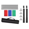 Conjunto de fundo fotográfico Puluz 2x3m/tripé + 3 fundos fotográficos PKT5205