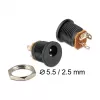 Conector fêmea de alimentação DeLOCK 65690 preto