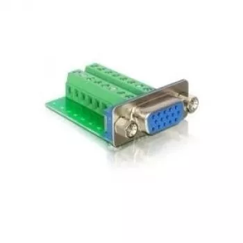 Adaptador VGA fêmea para barra de terminais DeLOCK 65170