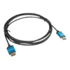 Cabo HDMI LANBERG CA-HDMI-22CU-0018-BK 1,8 m — HDMI Type-A para A, HDMI 2.0, 18 Gbit/s, ARC, banhado a ouro