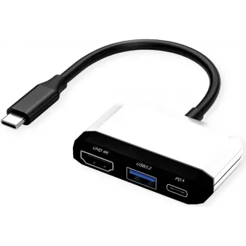 Adaptador de ecrã VALUE USB C - HDMI 4K30+ 1x A+ PD - adaptador - digital/dados (12.99.3199)