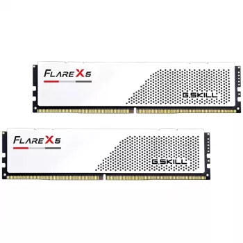 G.Skill Flare X5 F5-6000J2836G32GX2-FX5W, 64 GB, 2 x 32 GB, DDR5, 6000 MHz, 288-... - G.Skill Flare X5 F5-6000J2836G32GX2-FX5W. Componente para: PC
