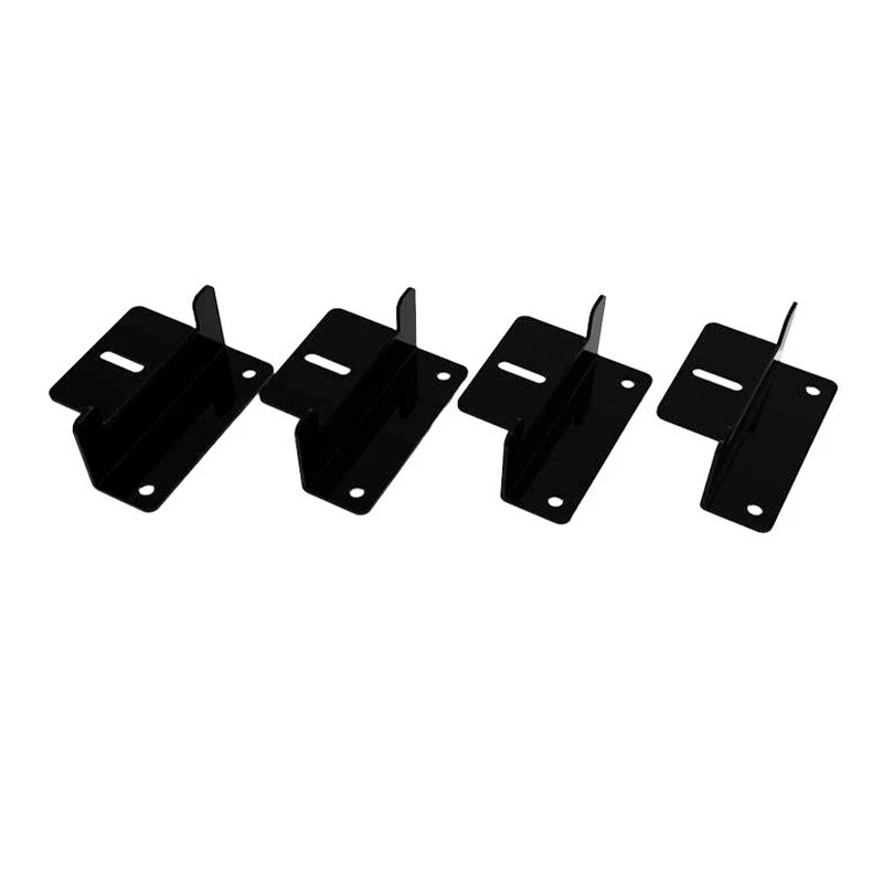 Suporte de montagem para painel solar EcoFlow AKIT-MS331 alumínio preto — suporte exterior em alumínio