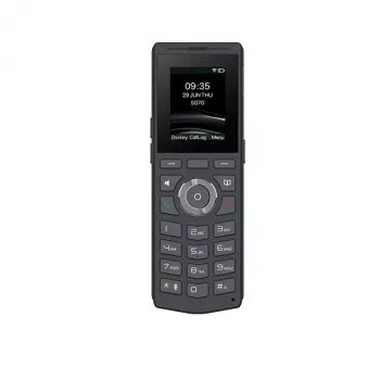 Telefone IP móvel Fanvil W610W preto 4 linhas Wi-Fi