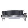 Dissipador de CPU SILVERSTONE SST-XE01-1700A — ventoinha de 8 cm, 1000–5500 rpm, rolamento de esferas duplo, preto