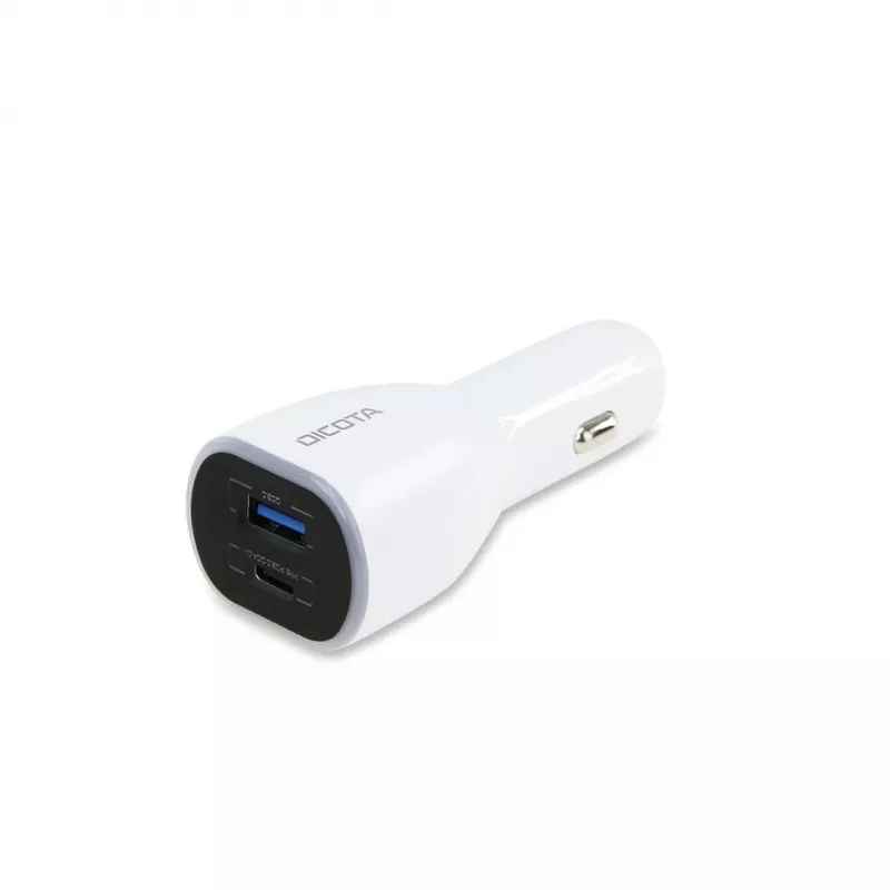 Carregador móvel DICOTA D31932 para portátil, smartphone, tablet branco isqueiro de automóvel