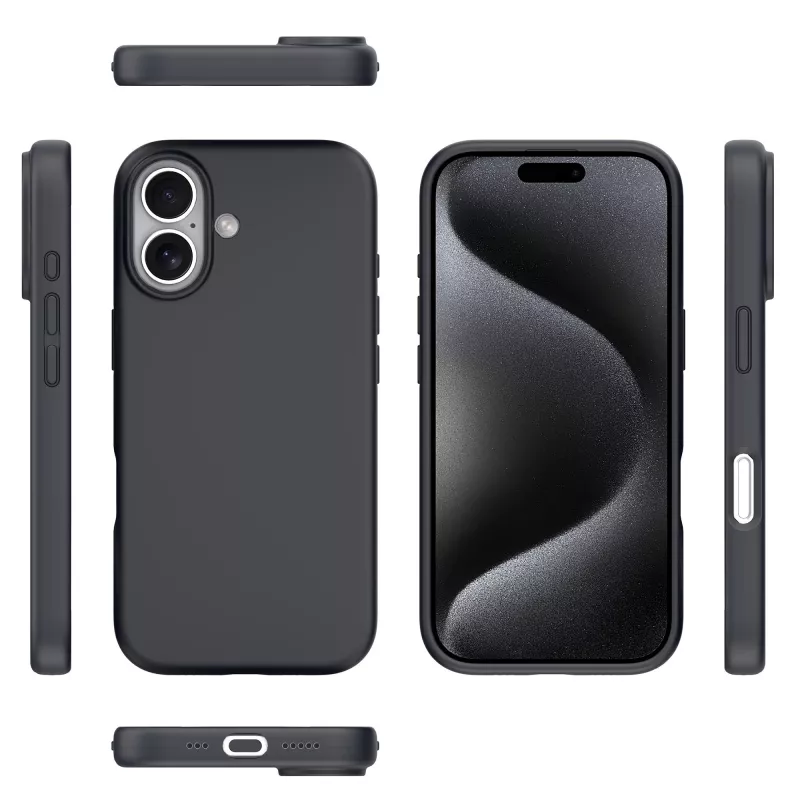 nevox StyleShell Shock 2523 capa para iPhone 17, preta