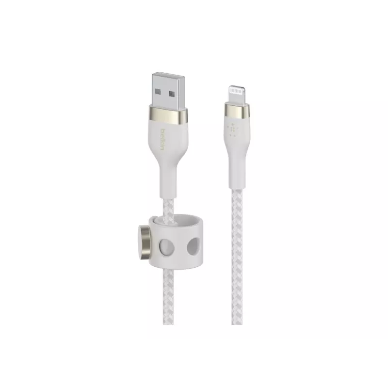 Belkin BOOST CHARGE - Cabo Lightning - USB macho para Lightning macho - 3 m - branco - para Apple iPad/iPhone/iPod (Lightning)
