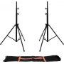 Conjunto de tripé de iluminação EUROLITE LS-1 EU aço com bolsa de transporte, tripé de aço ajustável para luminárias