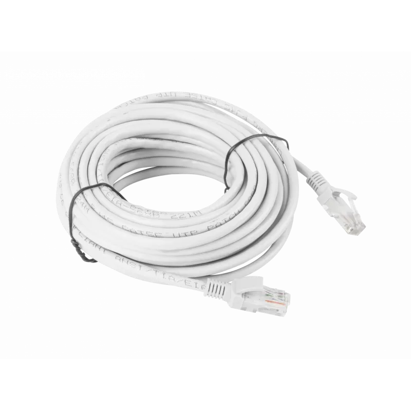 Cabo de rede LANBERG PCU6-10CC-1000-S RJ-45 Cat6, U/UTP blindado, 10 m, cinzento