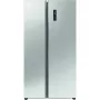 Bomann SBS 7344 frigorífico combinado side-by-side, frigorífico 291 l / congelador 151 l, congelador de 4 estrelas, classe energética E, aço inoxidável