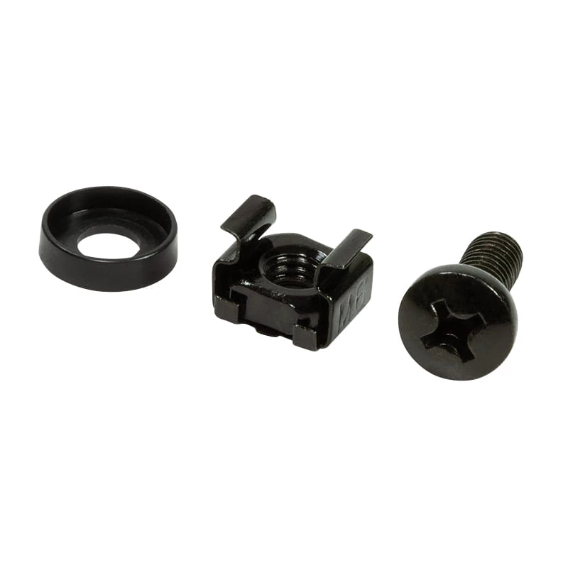 Conjunto de parafusos LOGILINK AC116 — 50 parafusos pretos para acessórios de rack