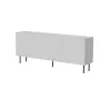 Cama Meble LUCCA 4D cómoda, 200x40x80 cm, branca