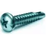 Parafuso para chapa de cabeça Phillips 4,8x25 zincado cabeça panela 19 0436 (190436)
