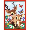 Conjunto de pintura por números Ravensburger CreArt Veado Feliz — conjunto de pintura em tela numerada