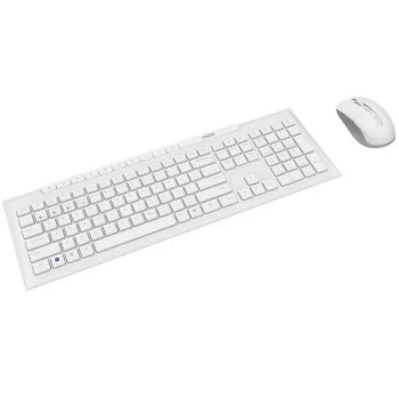 Rapoo 8210M conjunto de teclado e rato sem fios multimodo, branco