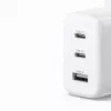 Carregador de parede UGREEN CD275 2× USB Type-C 65W Branco — Carregamento rápido Dual-USB-C 65W, entrada 100–240V