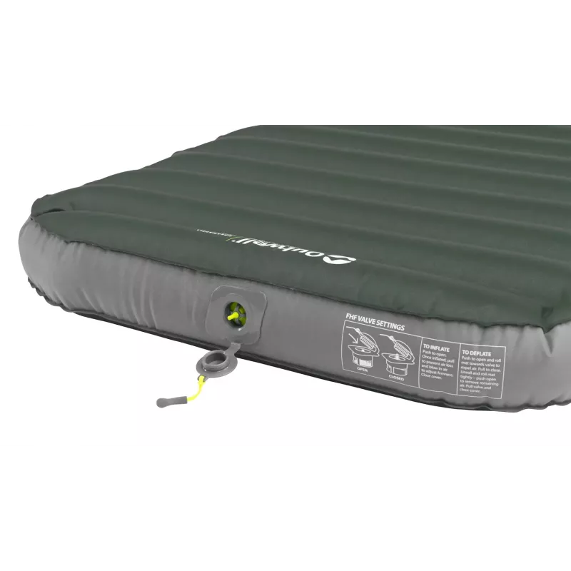 Colchão insuflável individual Outwell 400123 — 1950×600×110 mm, poliéster/PVC, verde