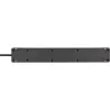 Extensão Brennenstuhl Bremounta, 5 tomadas, 2x USB-C, 3 m, preta