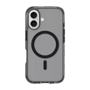 Capa LAUT CRYSTAL MATTER X para iPhone 16 série transparente preto