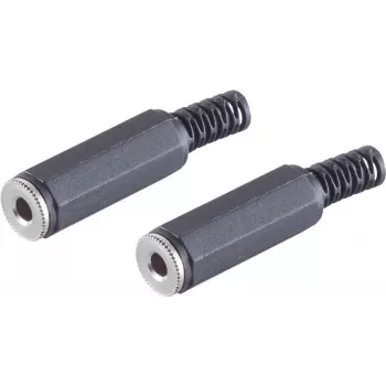 Conector de cabo ShiverPeaks BS51311-2 2,5 mm preto conector fêmea