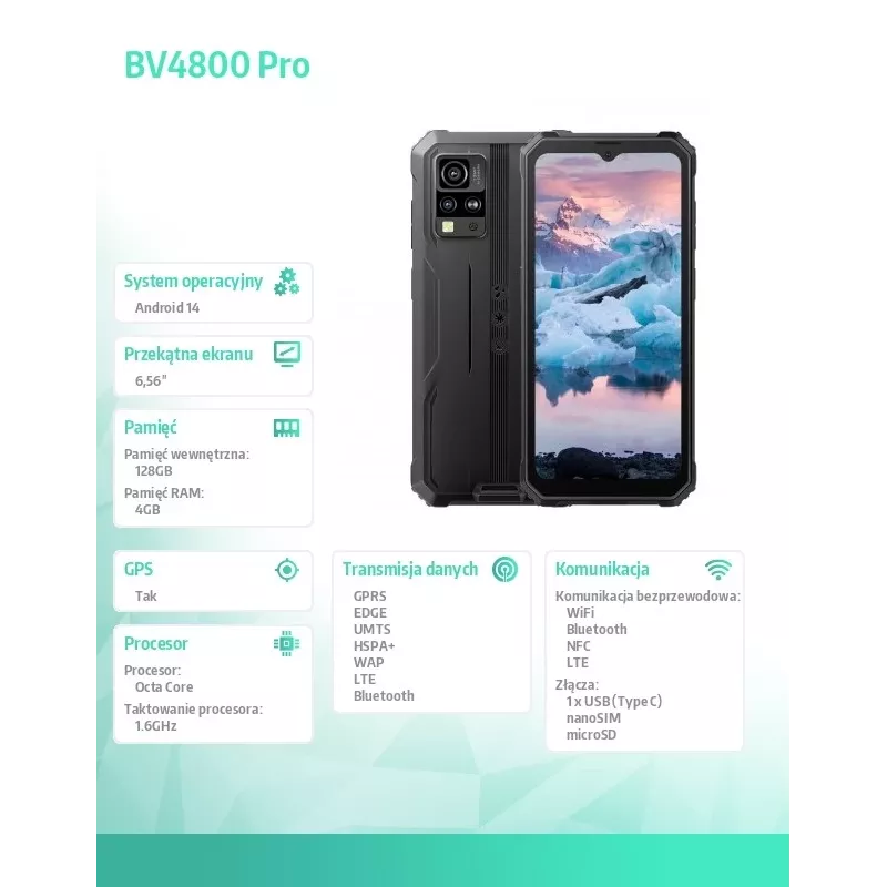 Blackview BV4800Pro 4GB/128GB preto