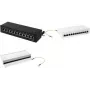 LogiLink - Patch panel - montagem na parede - RJ-45 X 12 - cinzento claro, RAL 7035