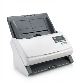 Digitalizador de documentos de mesa PLUSTEK Plustek SmartOffice S 60, modelo 0325, design compacto de secretária