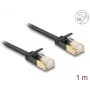 Cabo de rede DeLOCK RJ45 Cat.6A ficha macho para ficha macho U/FTP 1 m preto