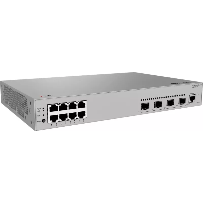 Switch gerido Huawei S220-8P4S L2 Gigabit Ethernet 8 portas PoE 1U