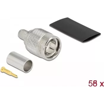 Conector macho TNC para cravar RG-59 DeLOCK 90030