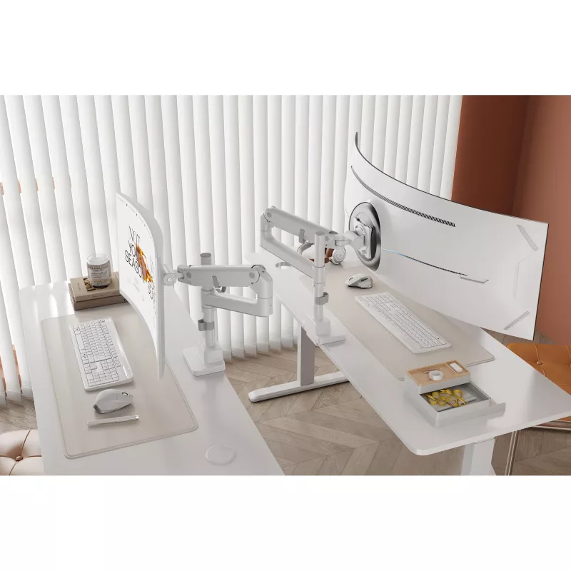 Suporte de monitor DIGITUS Single, fixação por aperto, máx. 57