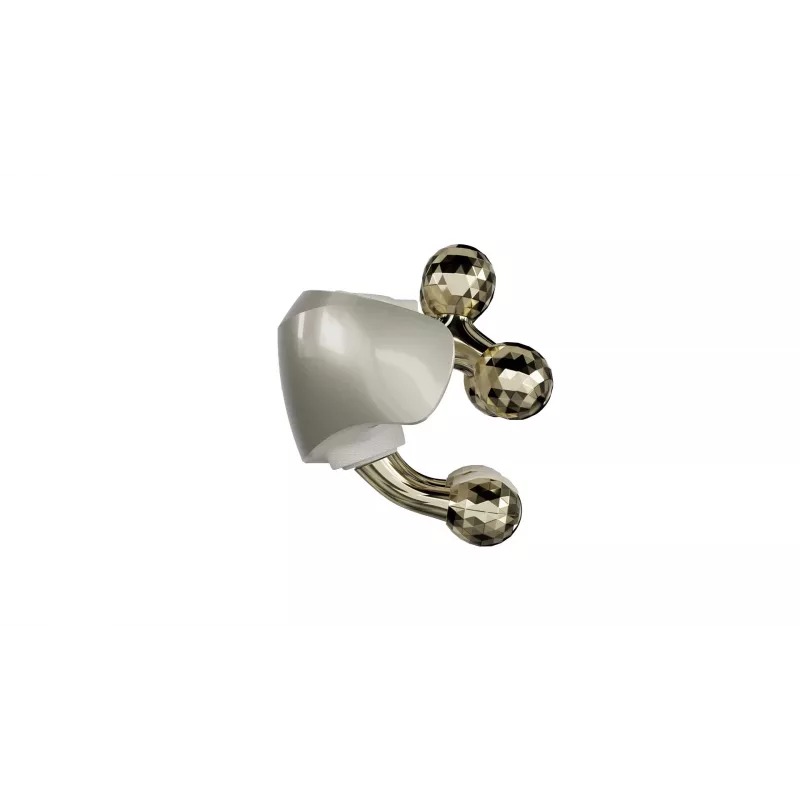 SKG H7 Ultra-E – cabeças de massagem douradas, massagem combinada, massagem por compressão, massagem por amassamento, massagem por vibração, pescoço, ombros, dourado, plástico, botões, bateria