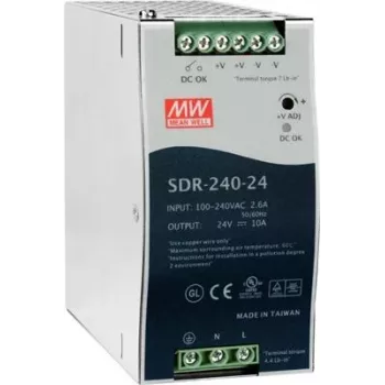 Conversor de tensão MEAN WELL SDR-240-24