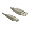 Cabo USB DeLOCK 82216 USB 2.0 3 m USB A USB B cinzento