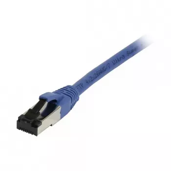 Cabo de rede RJ45 Synergy 21, CAT8.1 2000 MHz, 7,5 m, azul, S-STP (S/FTP), TPE (Ultra SuperFlex), AWG26, Synergy 21 - Digital/Dados - Rede