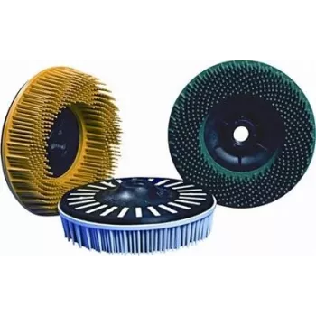 Disco de escova abrasiva 3M K80 BD-ZB 115×22 mm para tratamento de superfícies