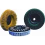 Disco de escova abrasiva 3M K80 BD-ZB 115×22 mm para tratamento de superfícies