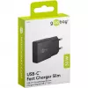Goobay USB-C™ PD carregador rápido GaN fino (30 W) preto