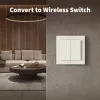 Interruptor de luz AQARA H2 EU (4 botões, 2 canais) (WS-K08D) – interruptor de parede Zigbee e Thread com 2 relés