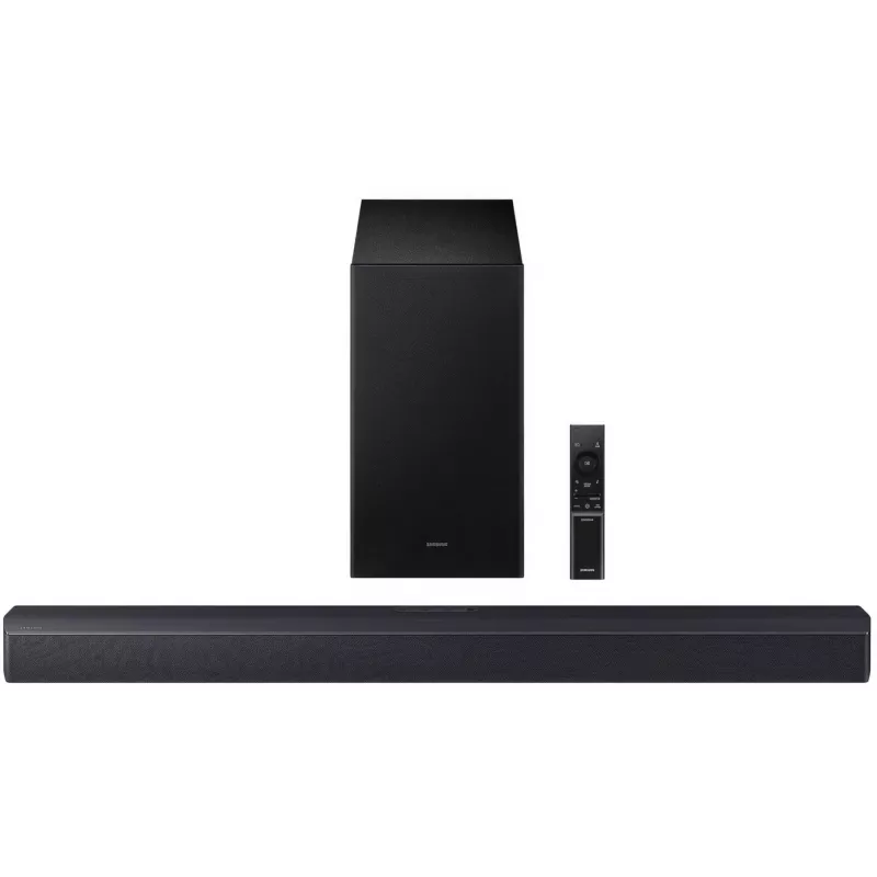 Barra de som Samsung HW-B450F/EN 2.1 canais Bluetooth com subwoofer sem fios, 300 W RMS, Dolby Audio, ARC
