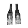 Cabo Ethernet Gigabit Cat6 Snagless Molded (UTP) Eaton Tripp Lite Series (RJ45 M/M), PoE, preto, 1,52 m - cabo de rede - RJ-45 (M) para RJ-45 (M) - 1,52 m - UTP - CAT 6 - Molded