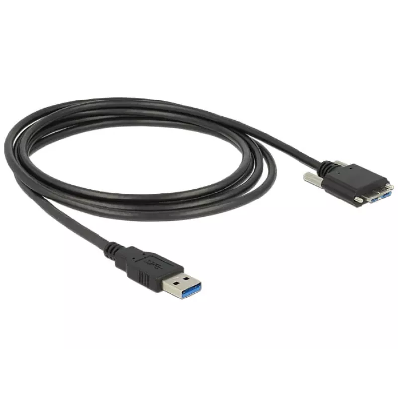 Cabo USB DeLOCK 83599 USB 3.2 Gen 1 3 m USB A Micro-USB B preto