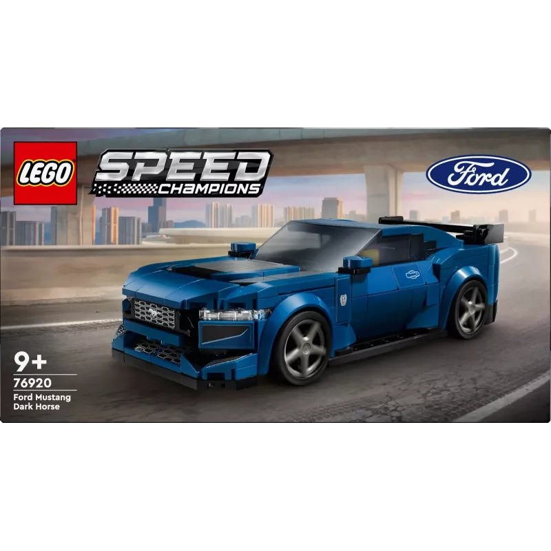 LEGO SPEED CHAMPIONS 76920 Ford Mustang Dark Horse carro desportivo