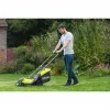 Corta-relvas Ryobi OLM1833B empurrar a bateria preto, verde
