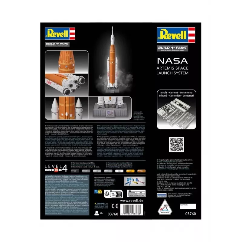 Modelo em plástico Artemis Space Launch System