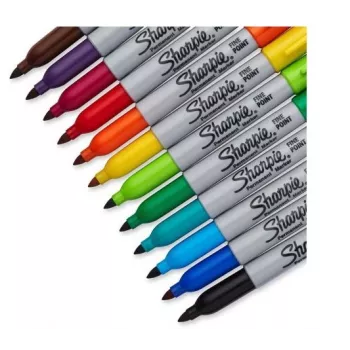 Marcador fino Sharpie 18 unidades ponta fina multicolor