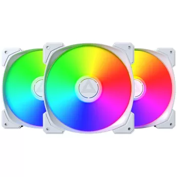 MONTECH HP140 ARGB PWM 140mm Branco pack de 3