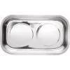 Gedore RED R19102000 Tabuleiro magnético de aço inoxidável, 240 x 140 mm, 2 ímanes