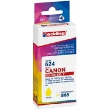 edding cartucho de tinta EDD-624 amarelo compatível com Canon CLI-581XXL Y